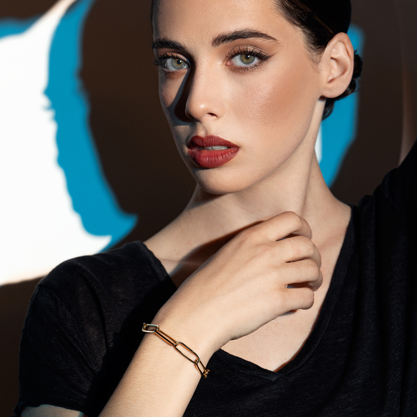 צמיד זהב חוליות מסדרת ג'ולין