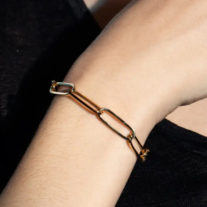 צמיד זהב חוליות מסדרת ג'ולין