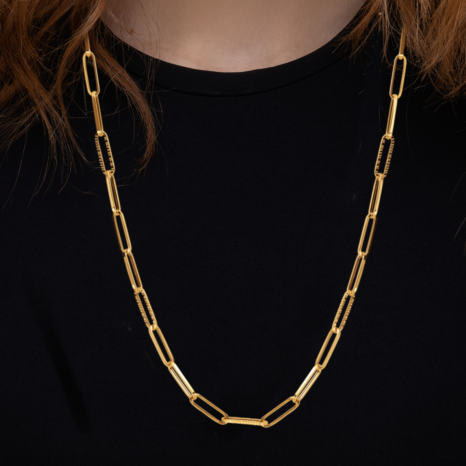 שרשרת חוליות מזהב 14K