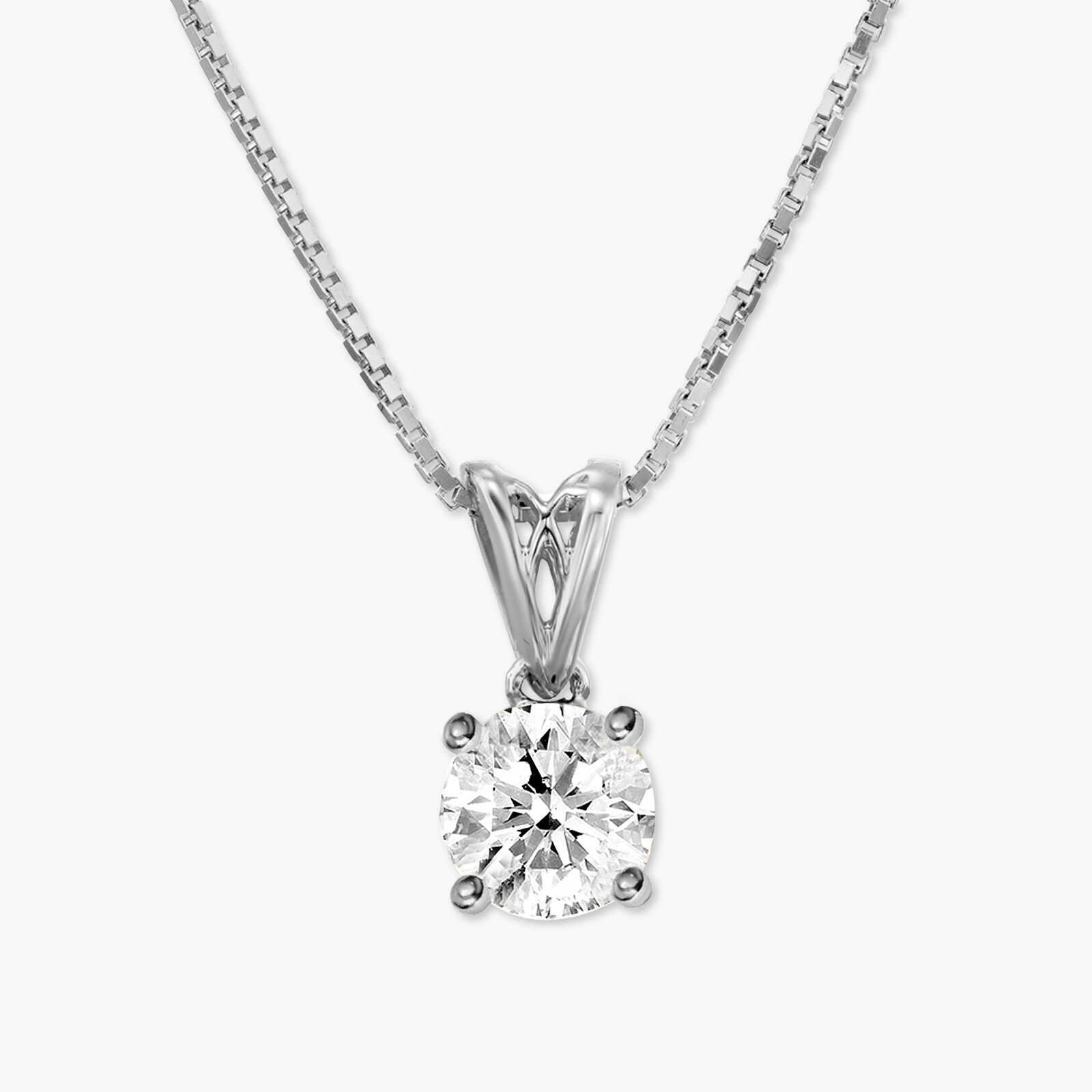 תליון יהלום סוליטר