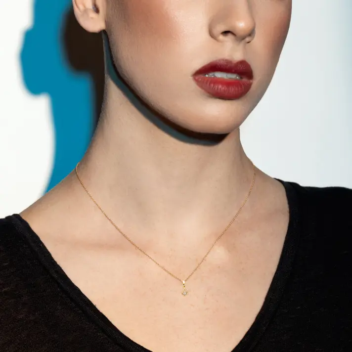 תליון יהלום סוליטר