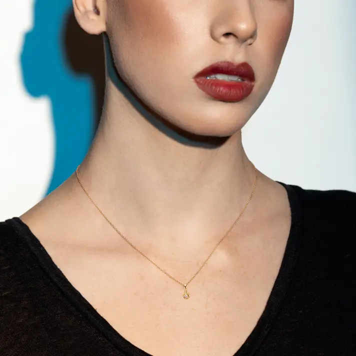 תליון יהלום סוליטר