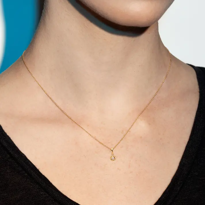 תליון יהלום סוליטר