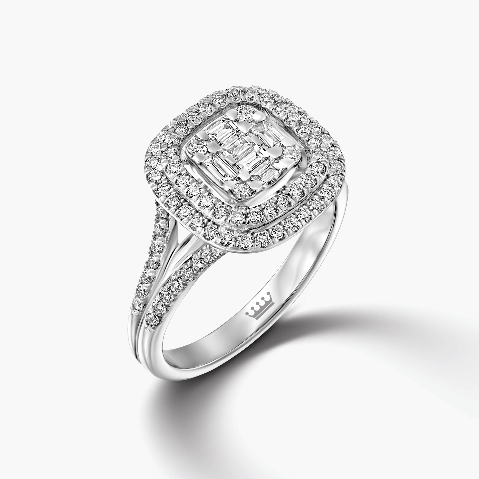 טבעת 100 היהלומים