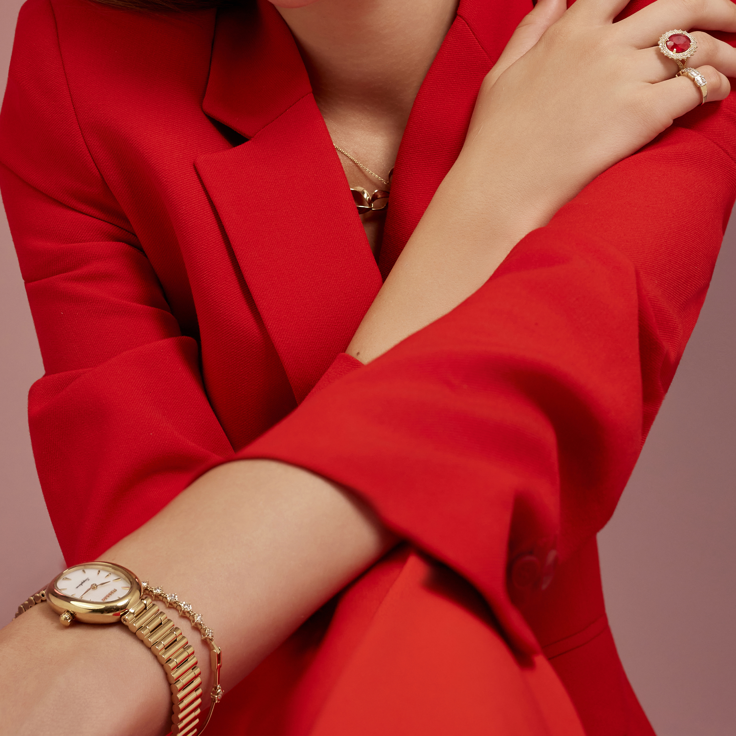 צמיד אריאנה מזהב 14K בשיבוץ יהלומים