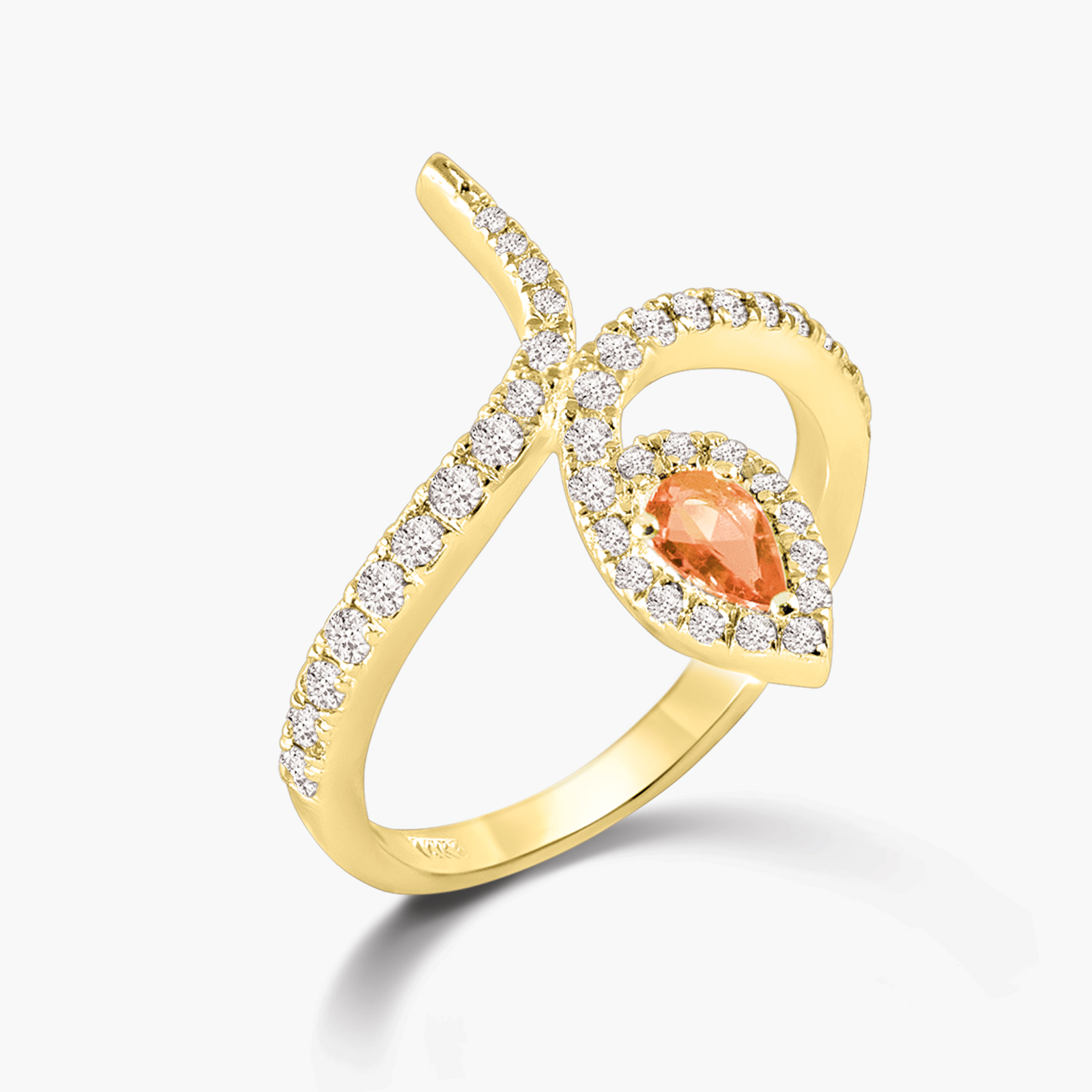 טבעת נחש מקולקציית Serpent Aura