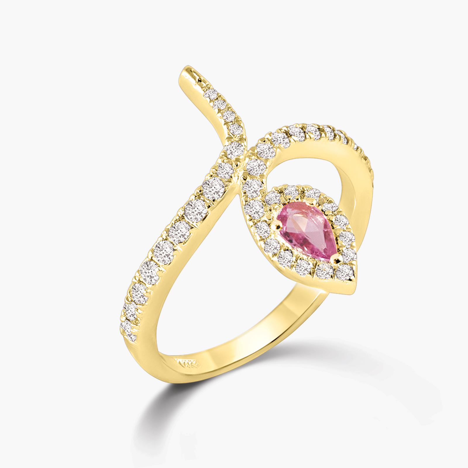 טבעת נחש מקולקציית Serpent Aura