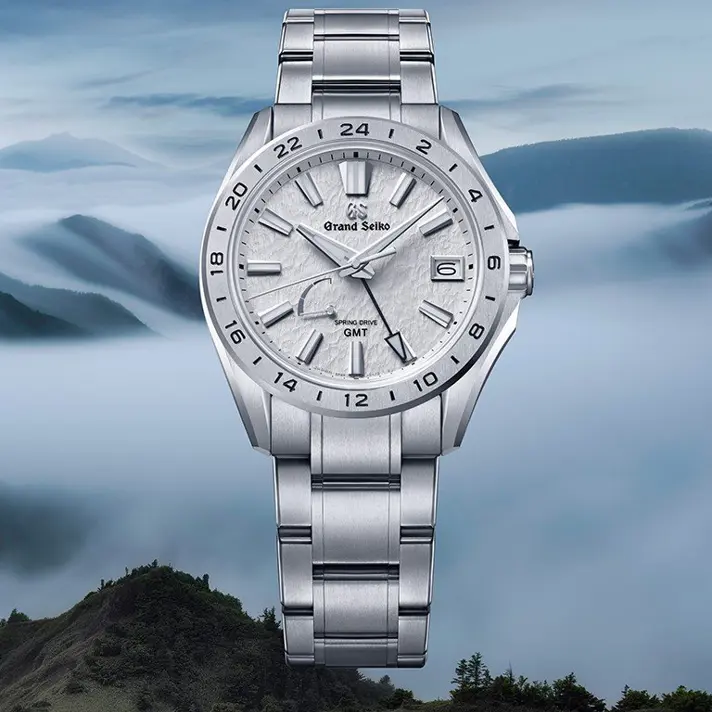 שעון  Grand Seiko עם מנגנון Spring Drive