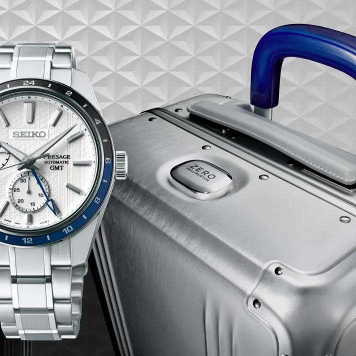 שעון  SEIKO PRESAGE limited edition בשיתוף ZERO HALLIBURTON
