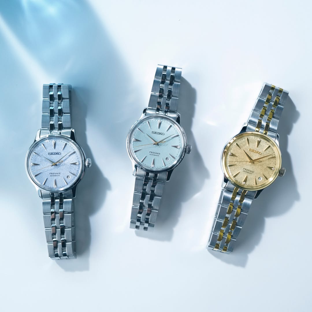 שעון SEIKO PRESAGE בהשראת קוקטייל דקירי בננה קפוא