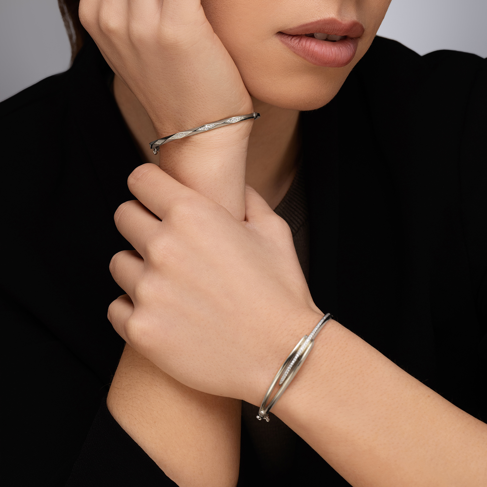 צמיד זהב קשיח מדיסון