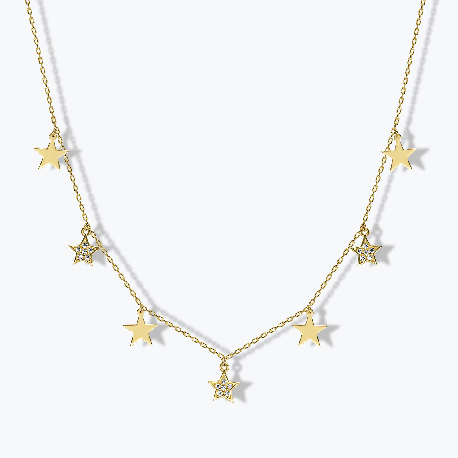 שרשרת זהב כוכבים