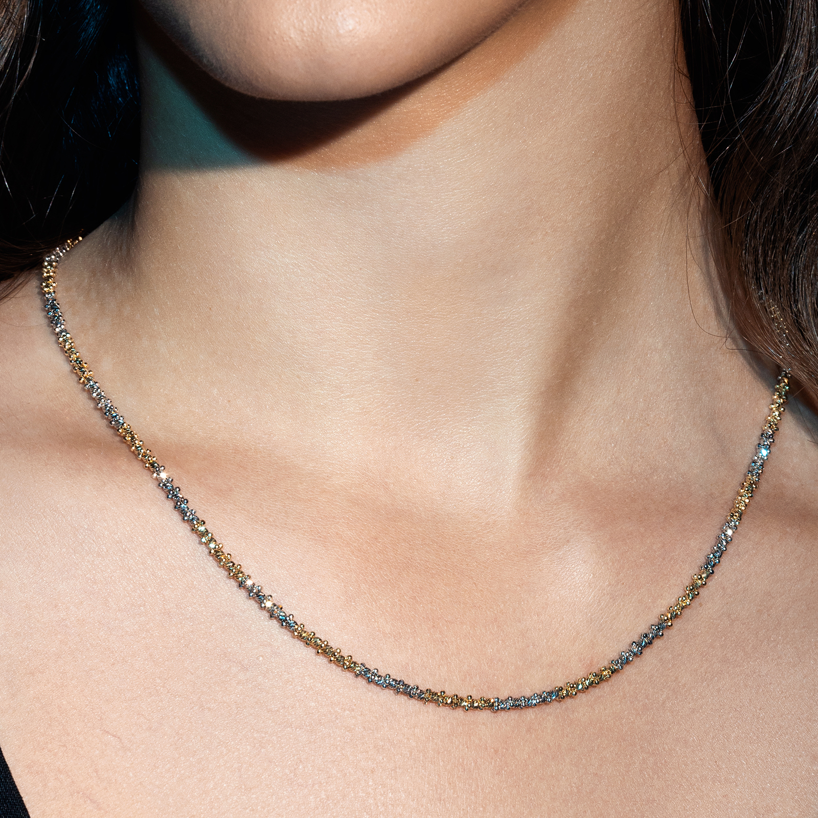 שרשרת וינה עשויה מכדורי זהב