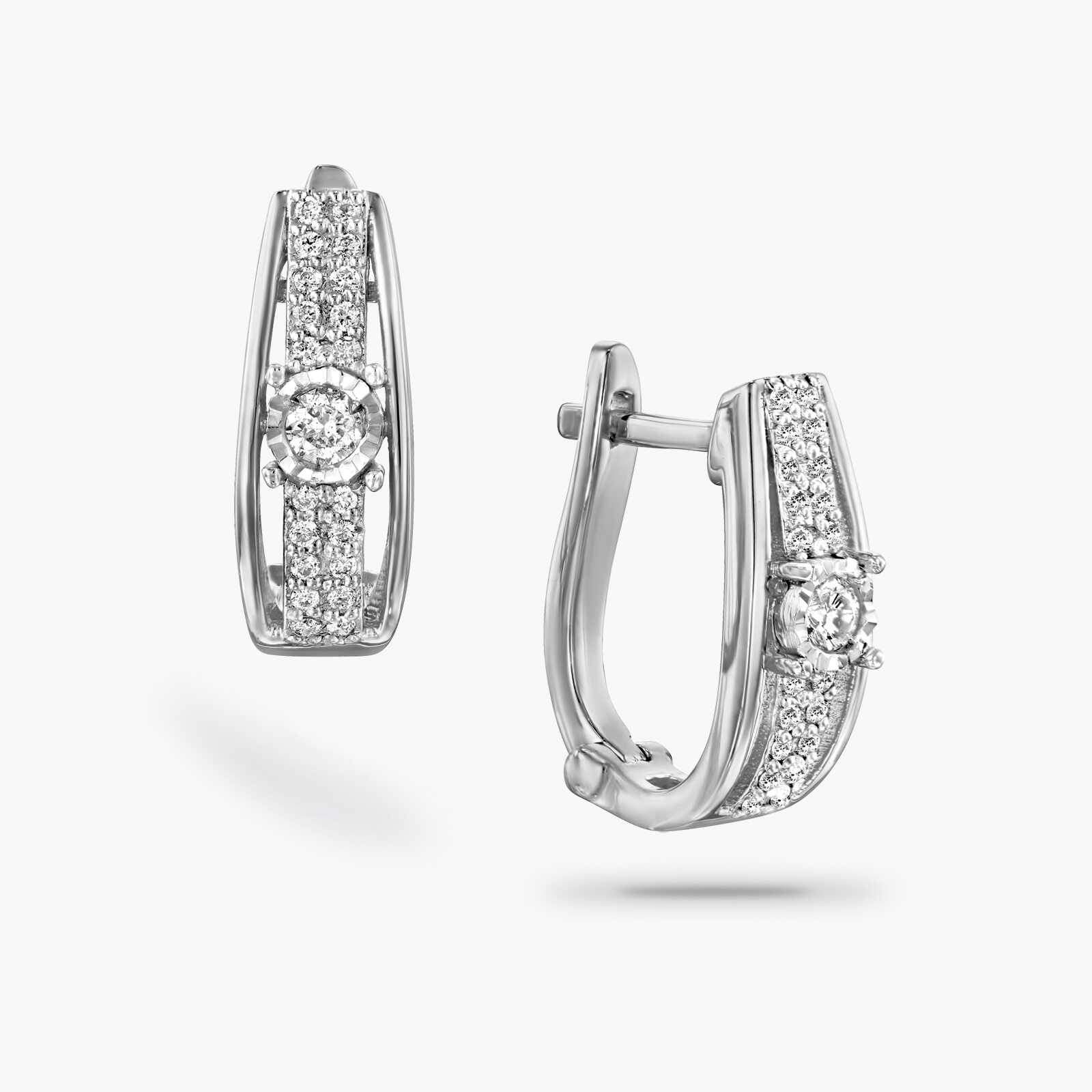 עגילי יהלום