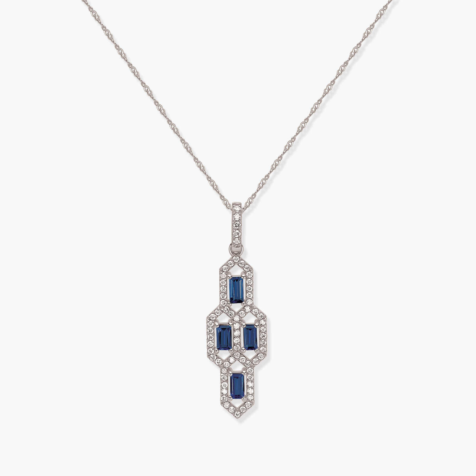 תליון אשכול- יהלומים וספירים