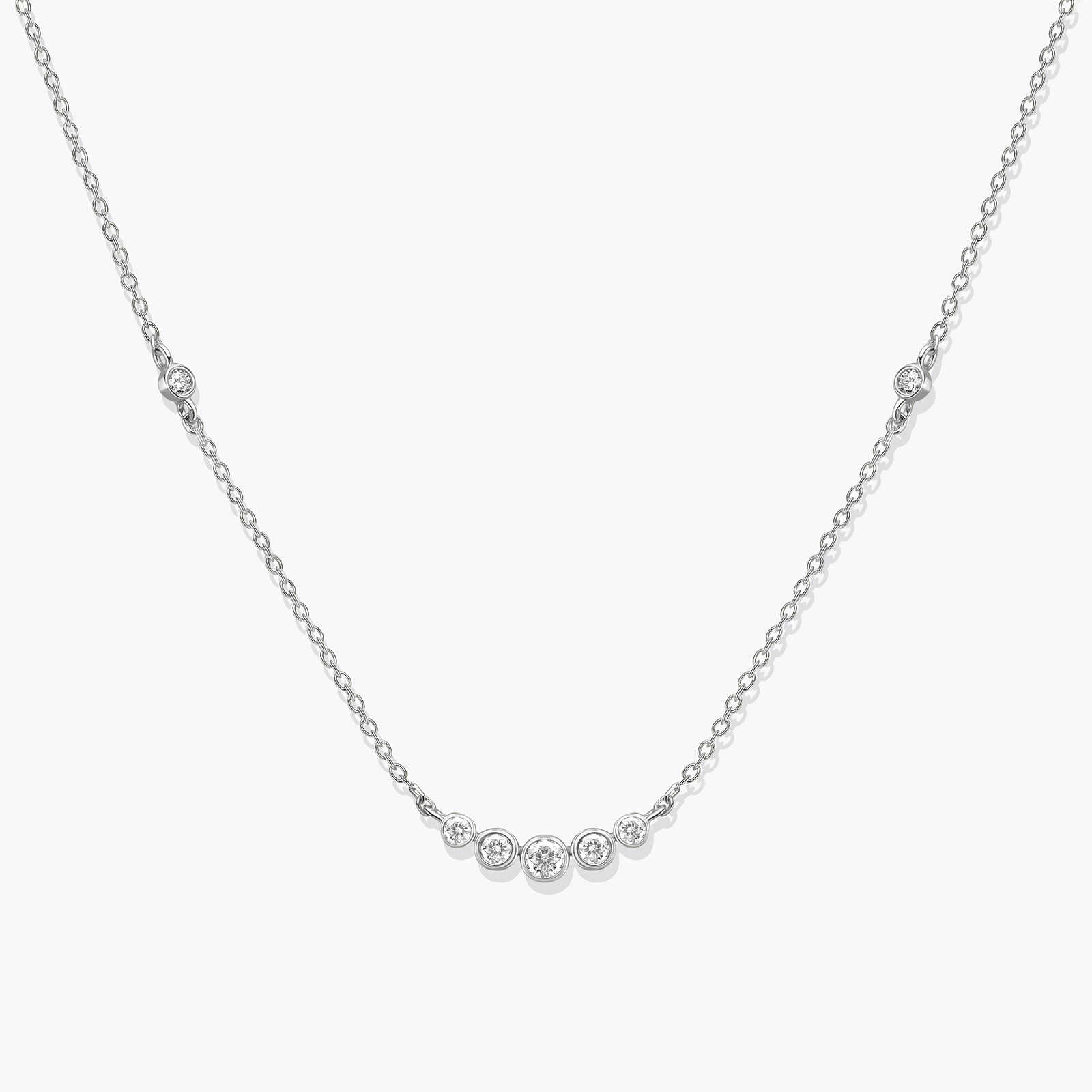 שרשרת עלמה משובצת יהלומים