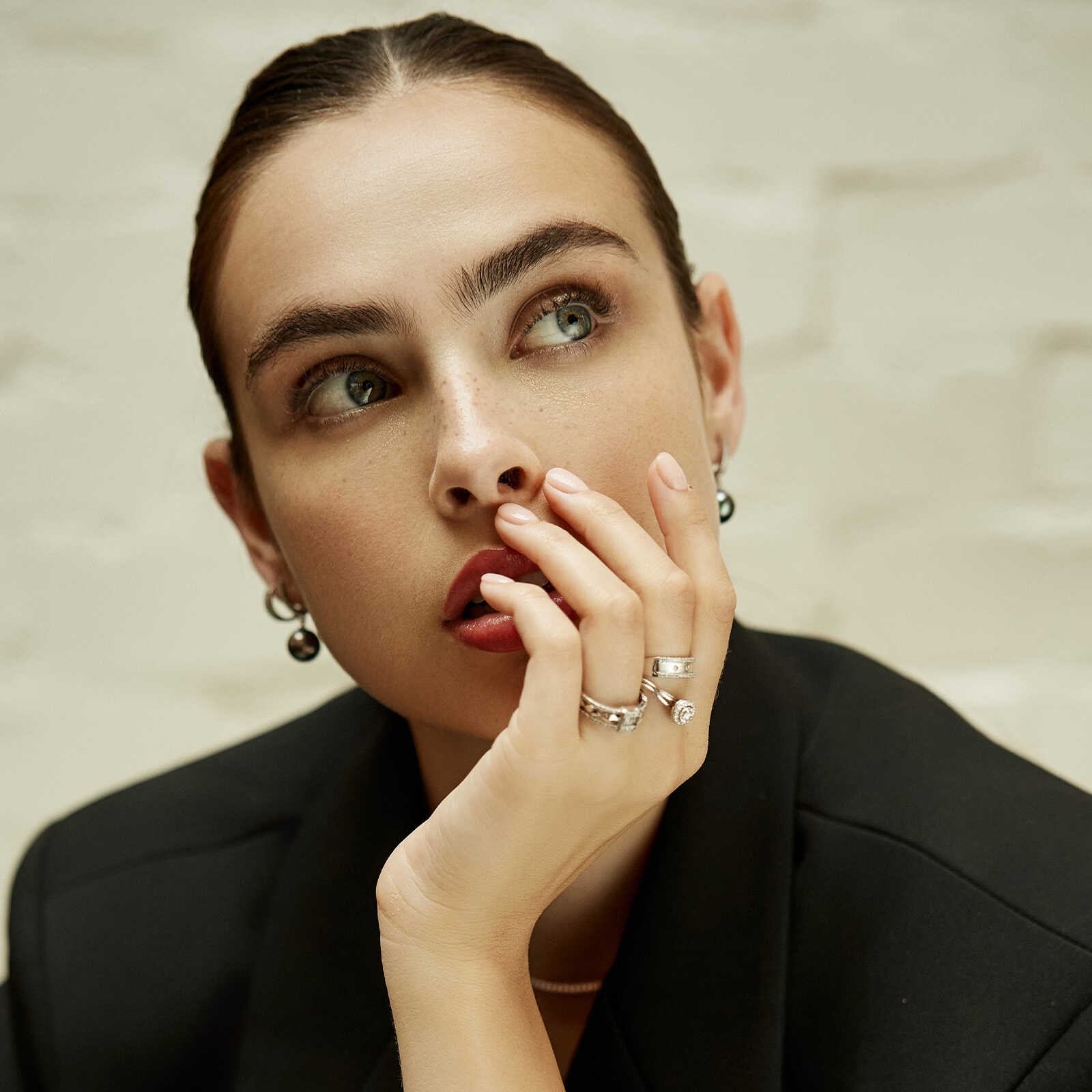 טבעת משובצת יהלומים