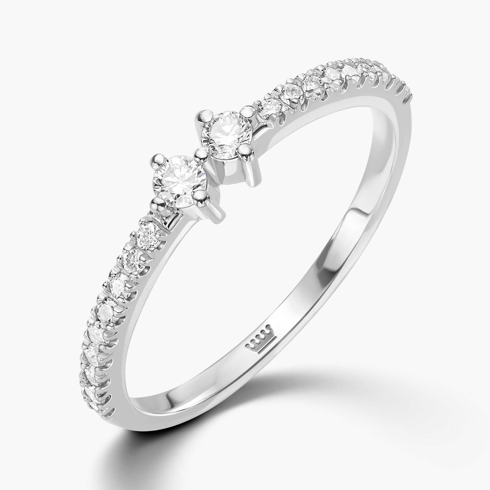 טבעת אייברי משובצת יהלומים