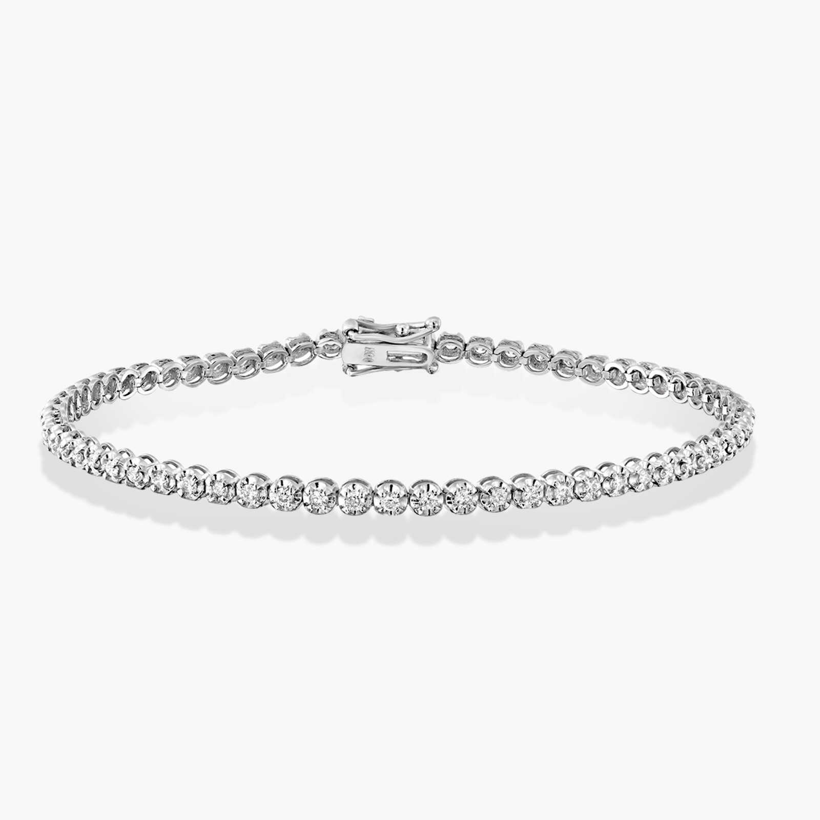 צמיד טניס משובץ בקראט יהלומים