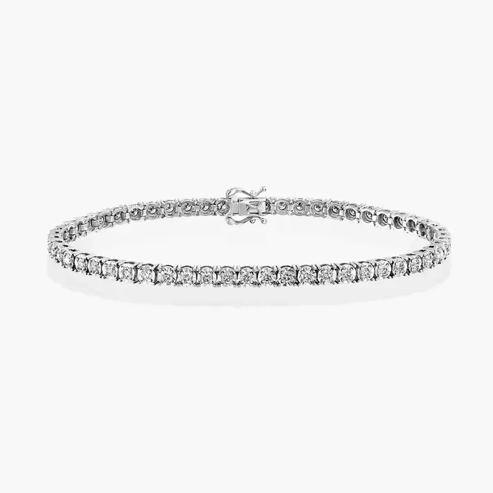 צמיד זהב טניס משובץ קראט יהלומים