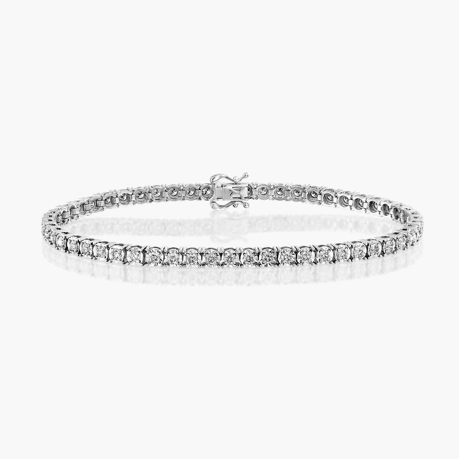 צמיד טאיה מזהב במראה טניס משובץ יהלומים