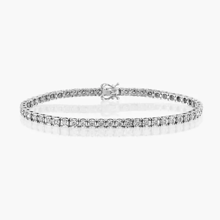 צמיד טאיה מזהב במראה טניס משובץ יהלומים