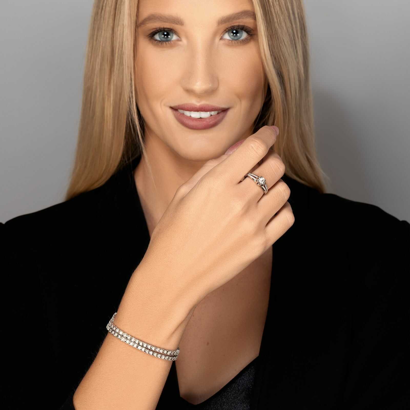 טבעת זהב ויהלומים