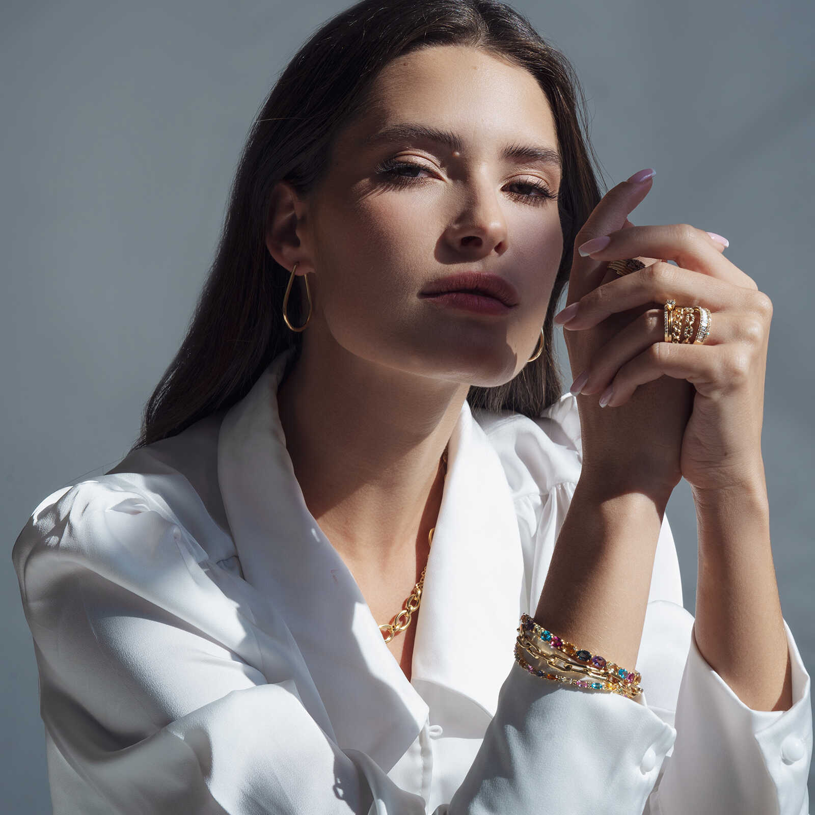 צמיד חוליות מזהב