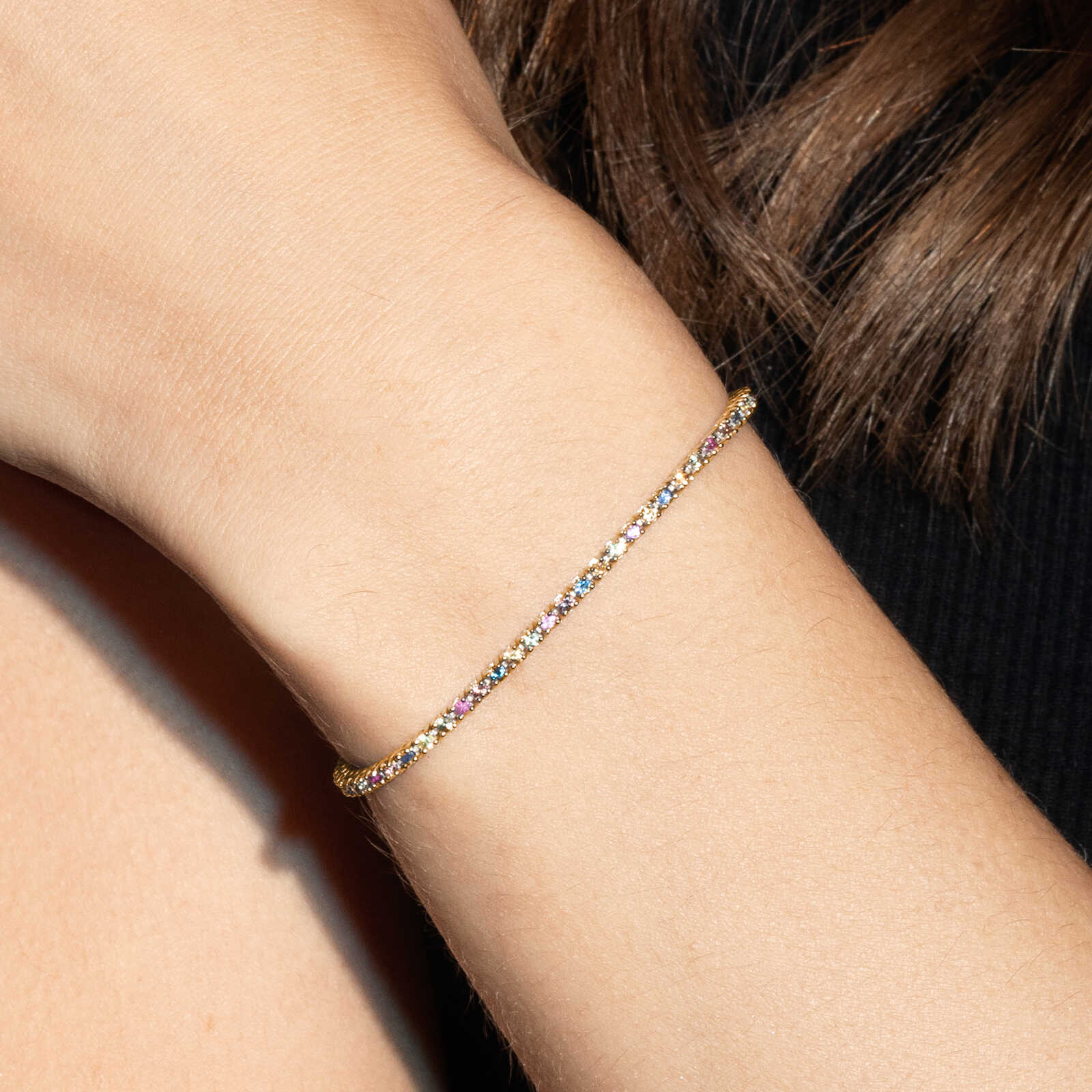 צמיד ספירים RAINBOW