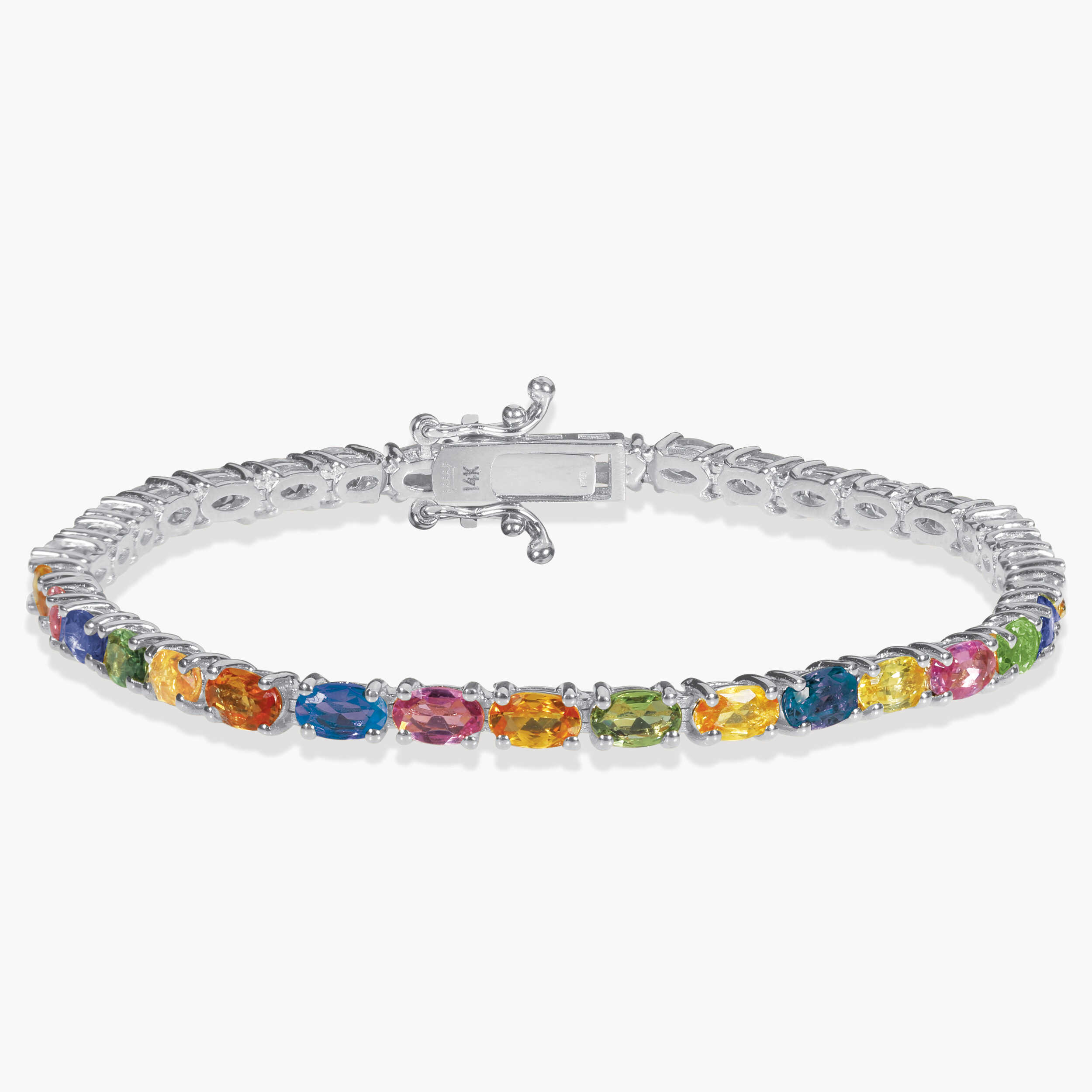 צמיד זהב RAINBOW ספירים