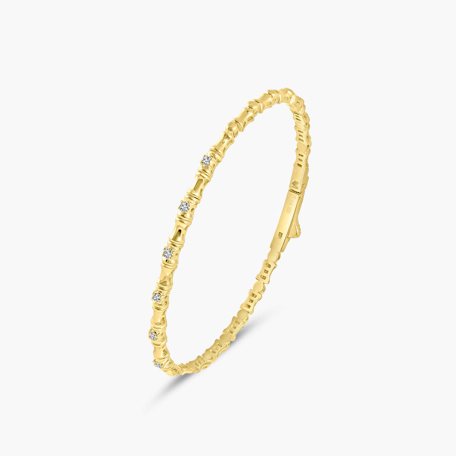 צמיד יהלומים קשיח