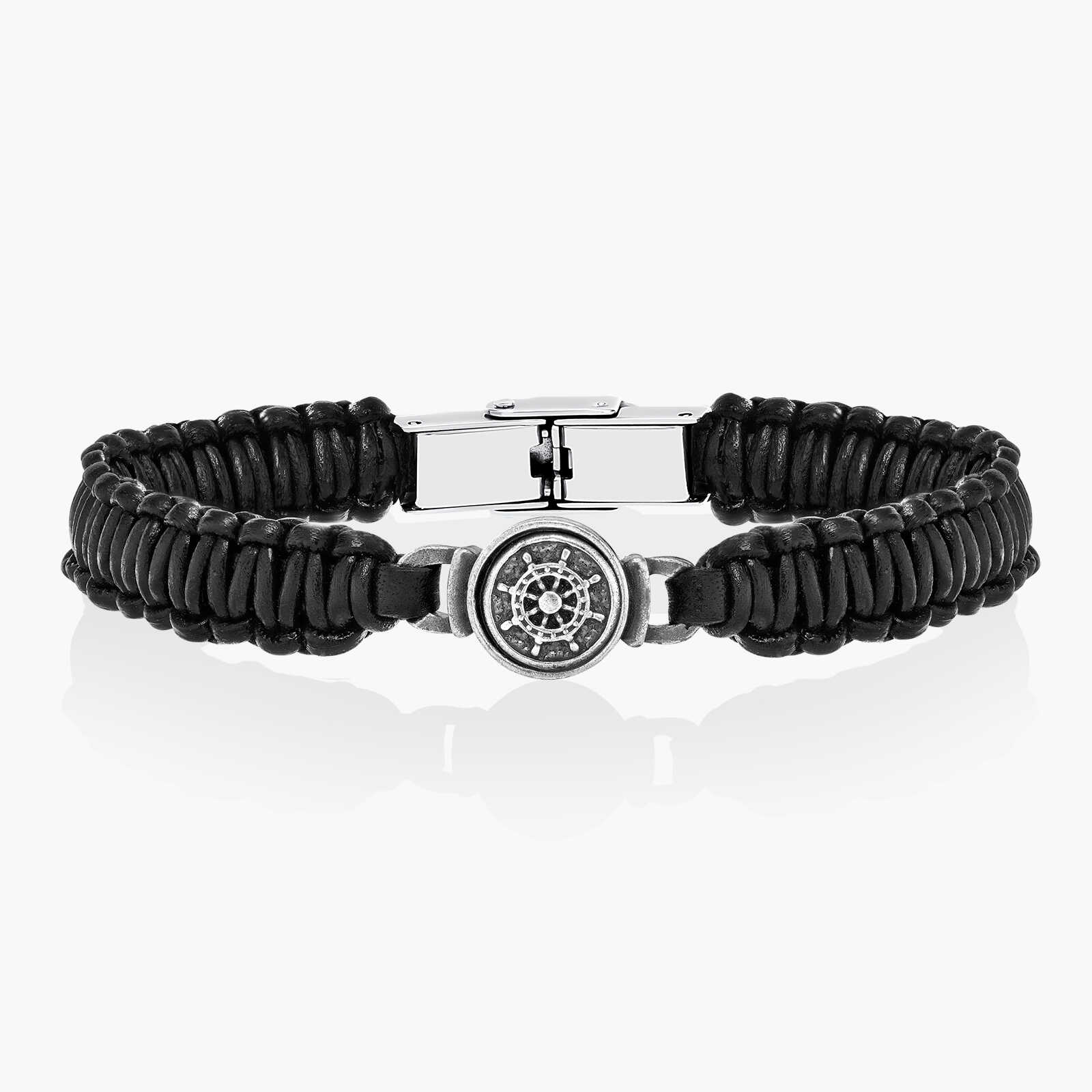 צמיד לגבר שון - פוליאסטר ופלדה