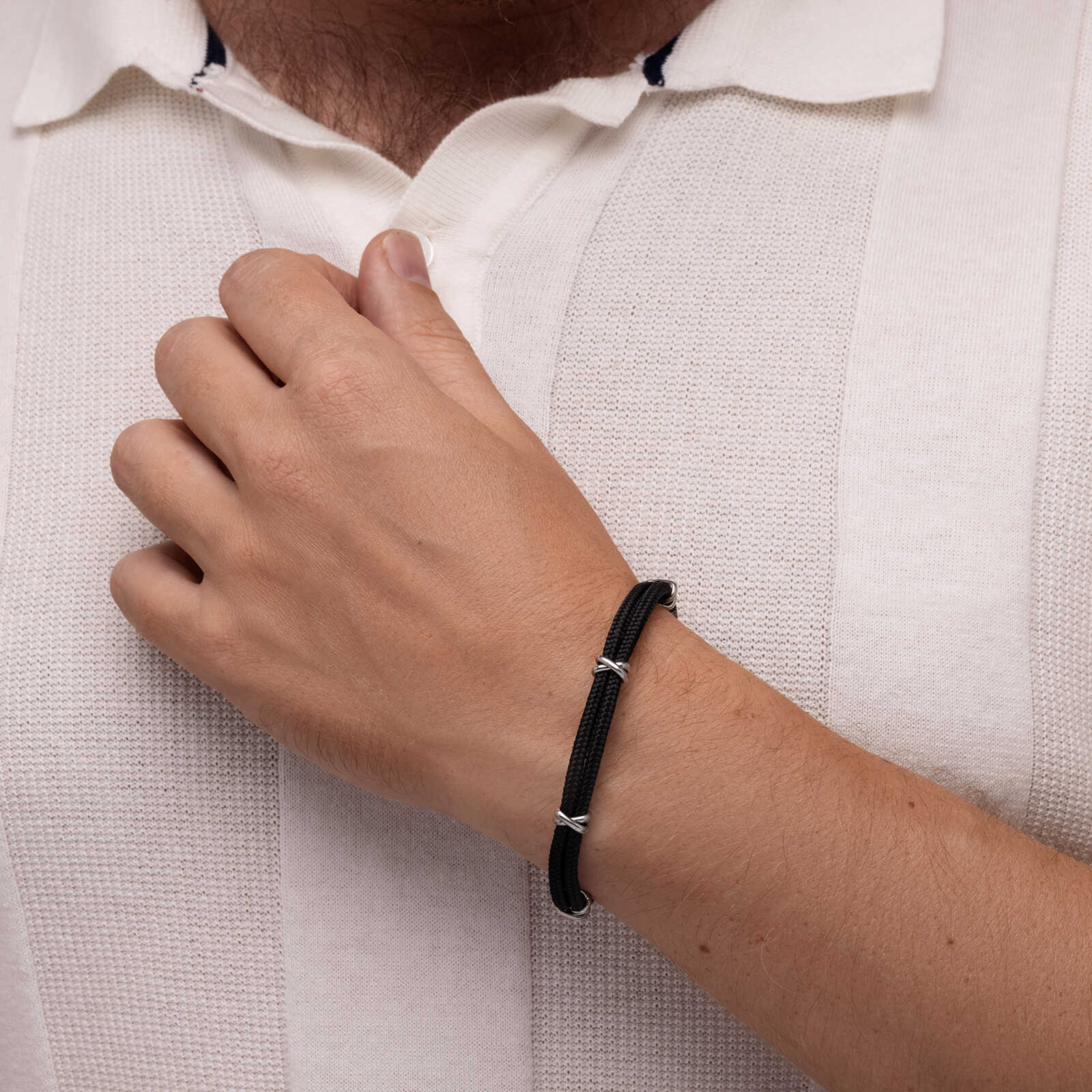 צמיד לגבר ארבל- פוליאסטר ופלדה