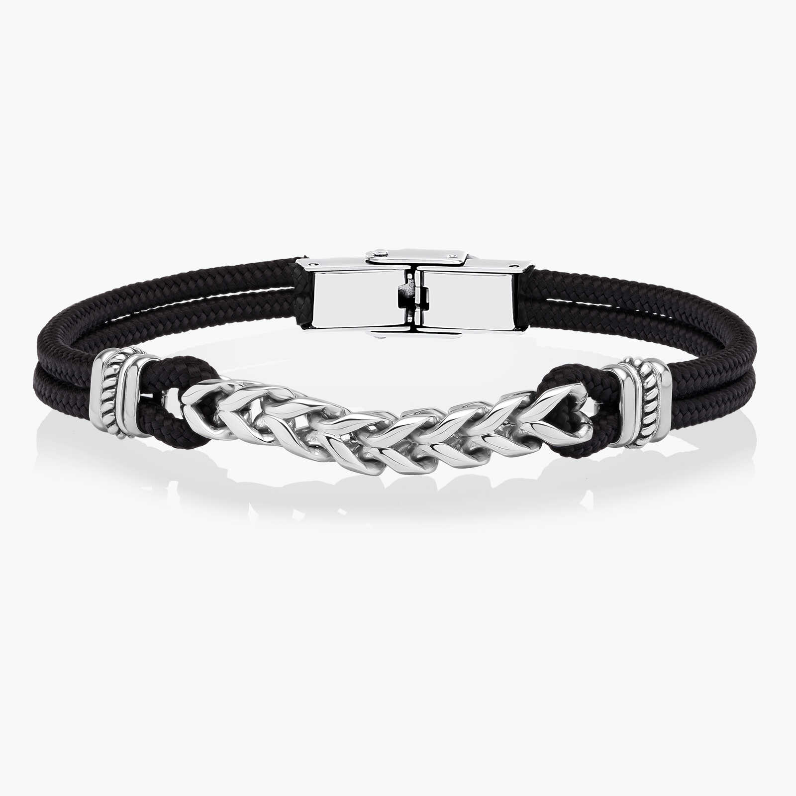 צמיד לגבר סיאל- פוליאסטר ופלדה