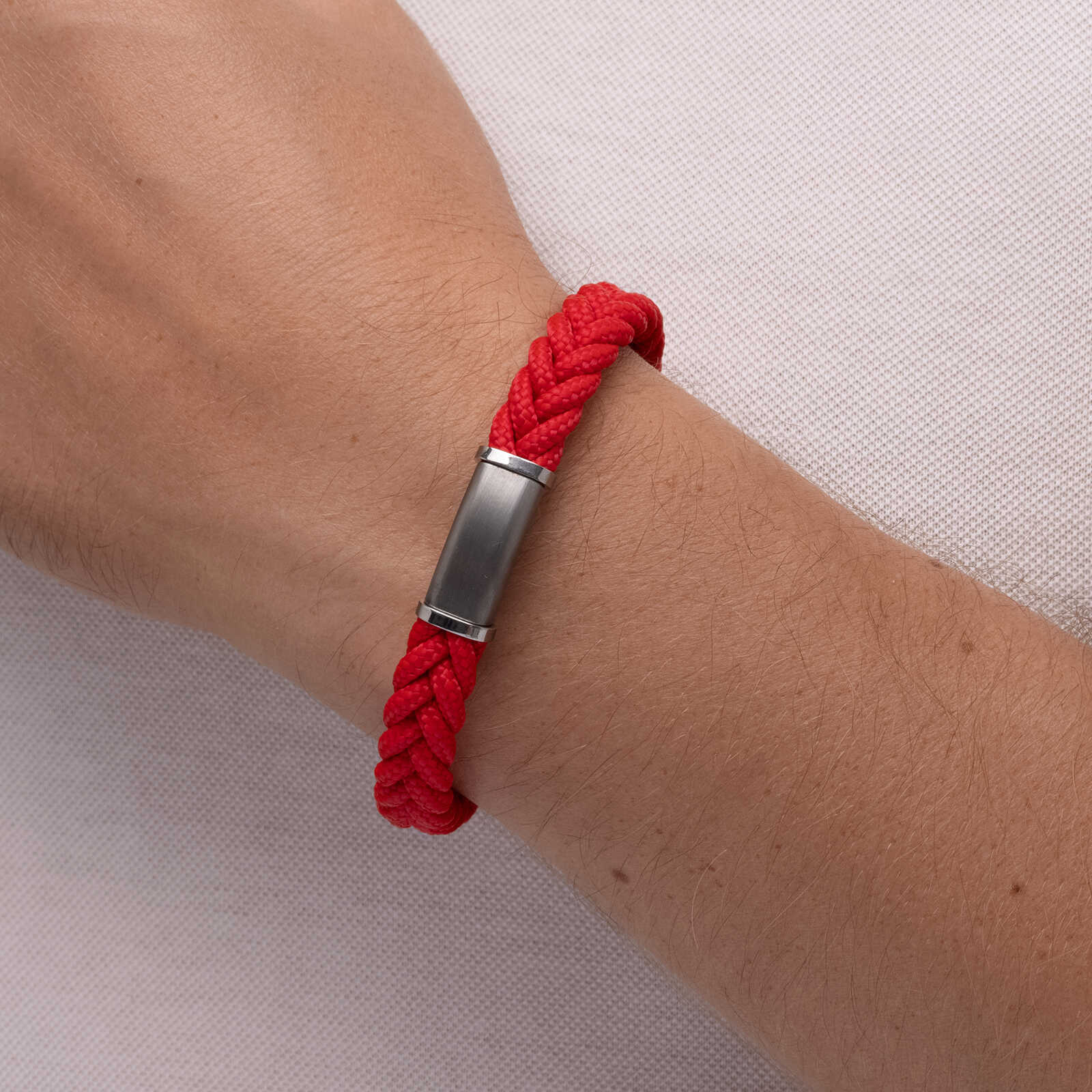 צמיד לגבר- אדיר פוליאסטר ופלדה