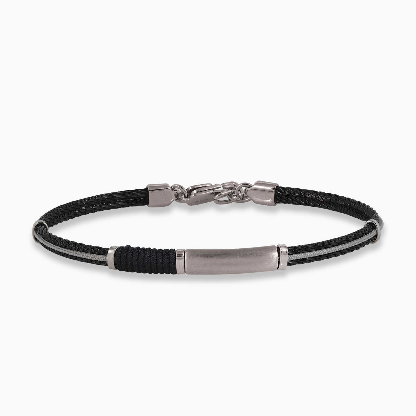 צמיד אליה מפלדה ופוליאסטר