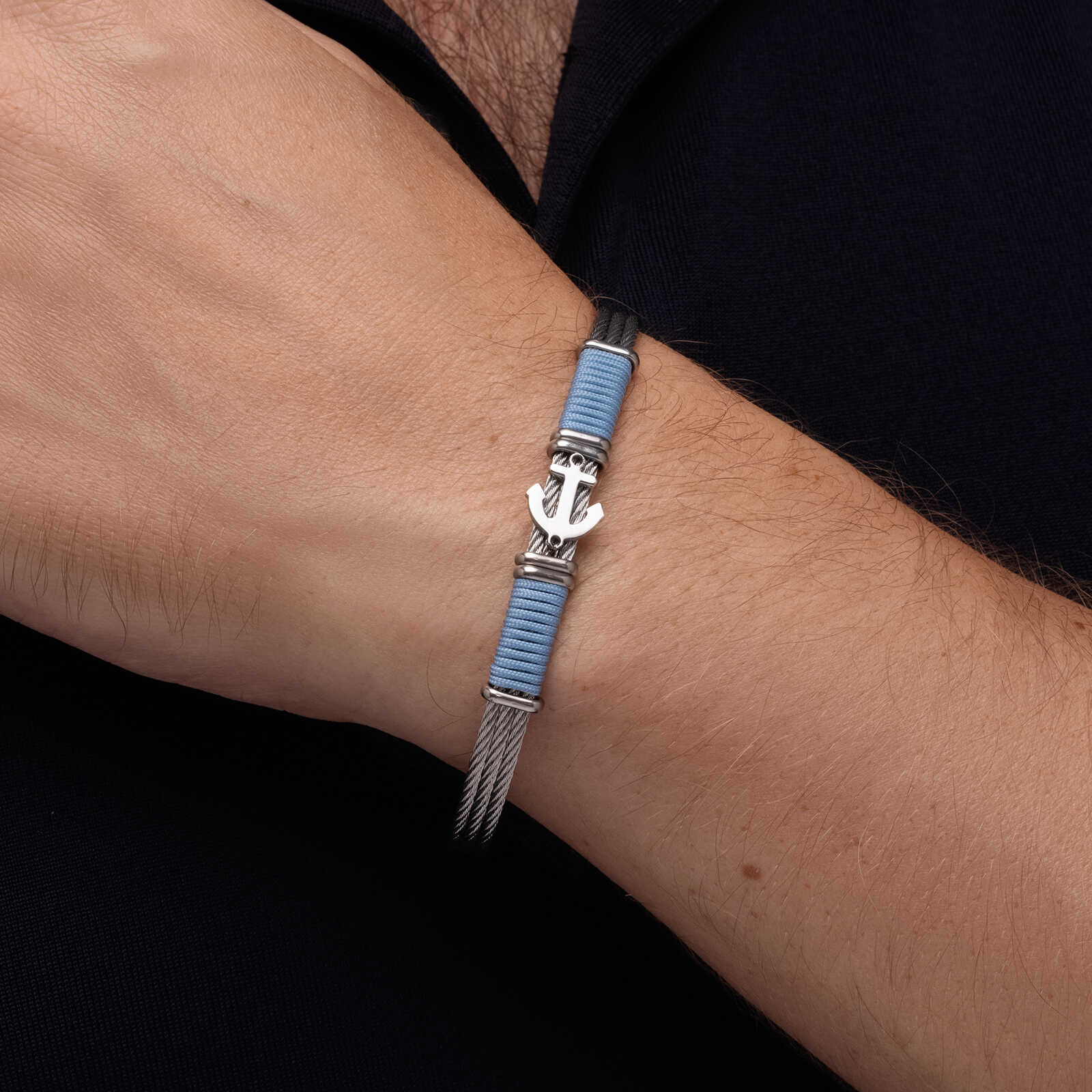 צמיד לגבר נווה- פוליאסטר ופלדה