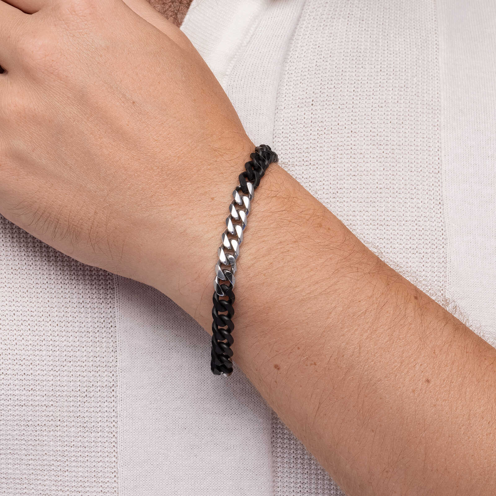 צמיד לגבר דולב מפלדת אל חלד