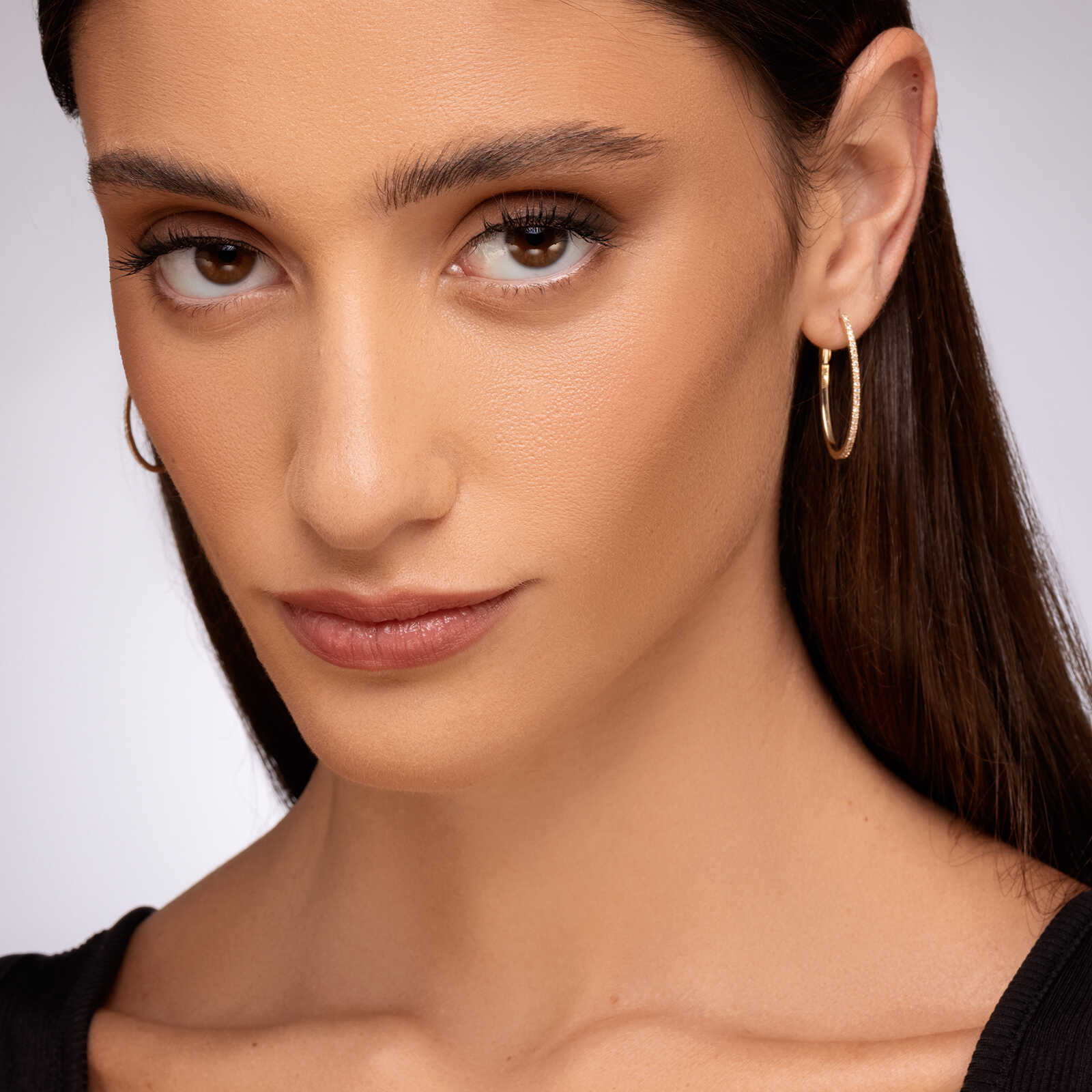 עגילי יהלומים נלי