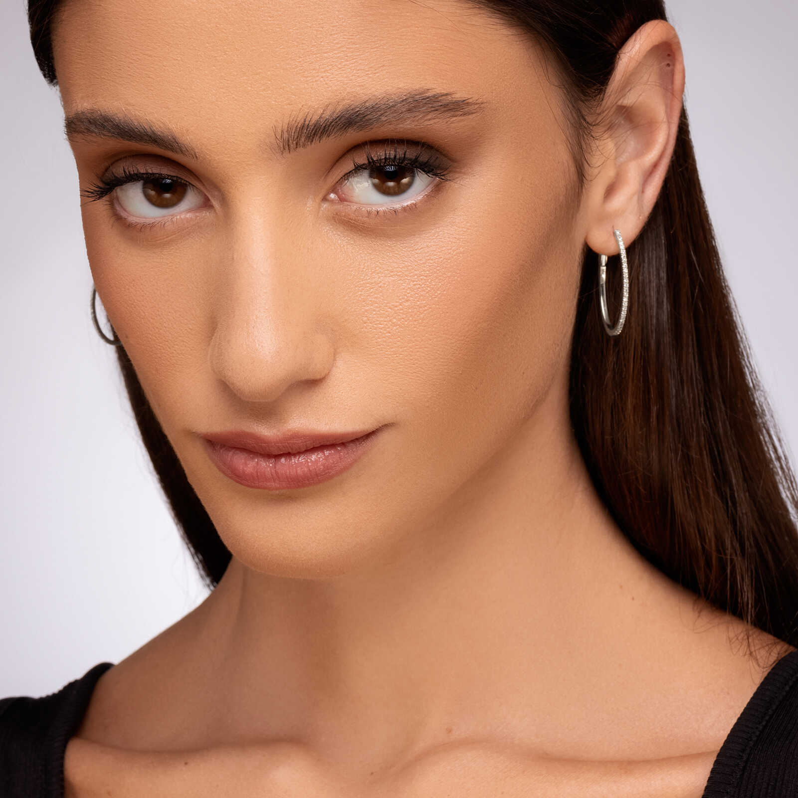 עגילי יהלומים נלי