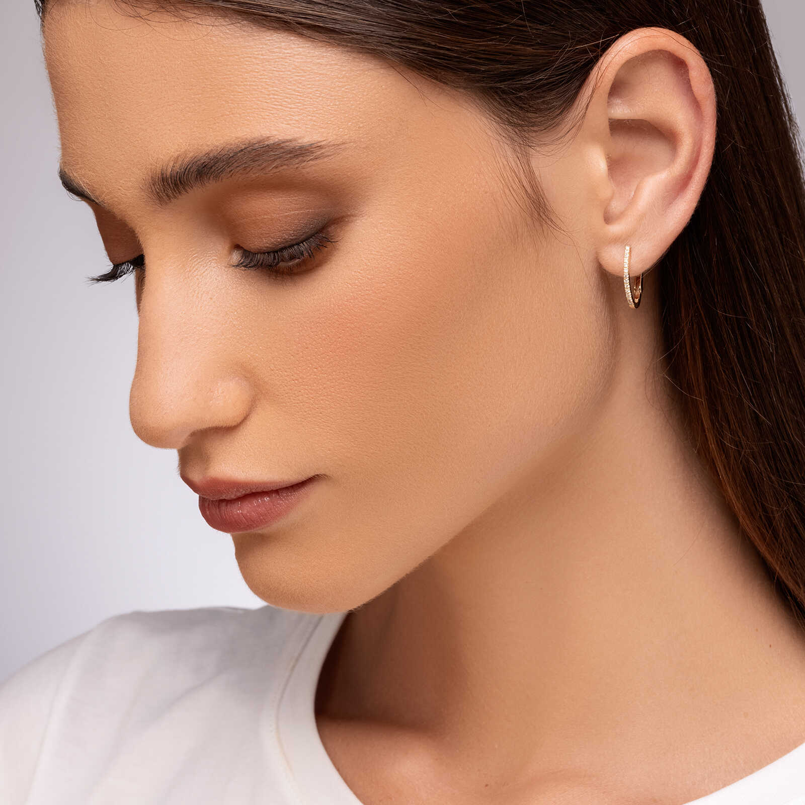 עגילי יהלומים הלן