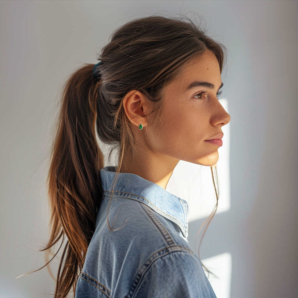 עגילי יער משובצים אגת ויהלומים