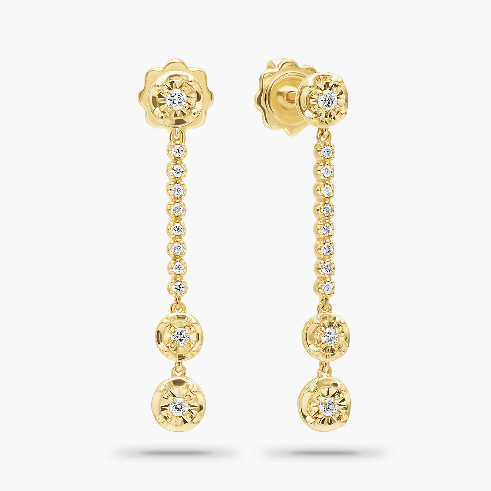 עגילי יהלומים ביילי