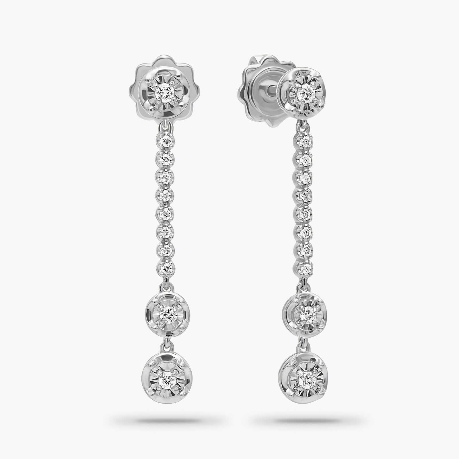 עגילי יהלומים ביילי