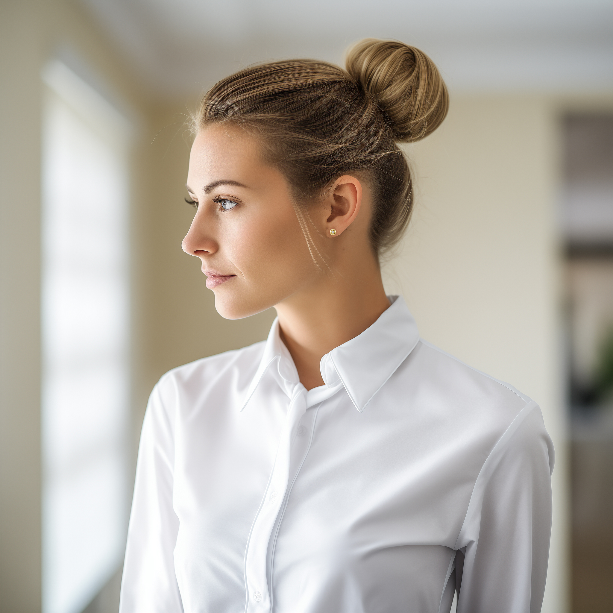 עגילי סוליטר משובצי יהלום