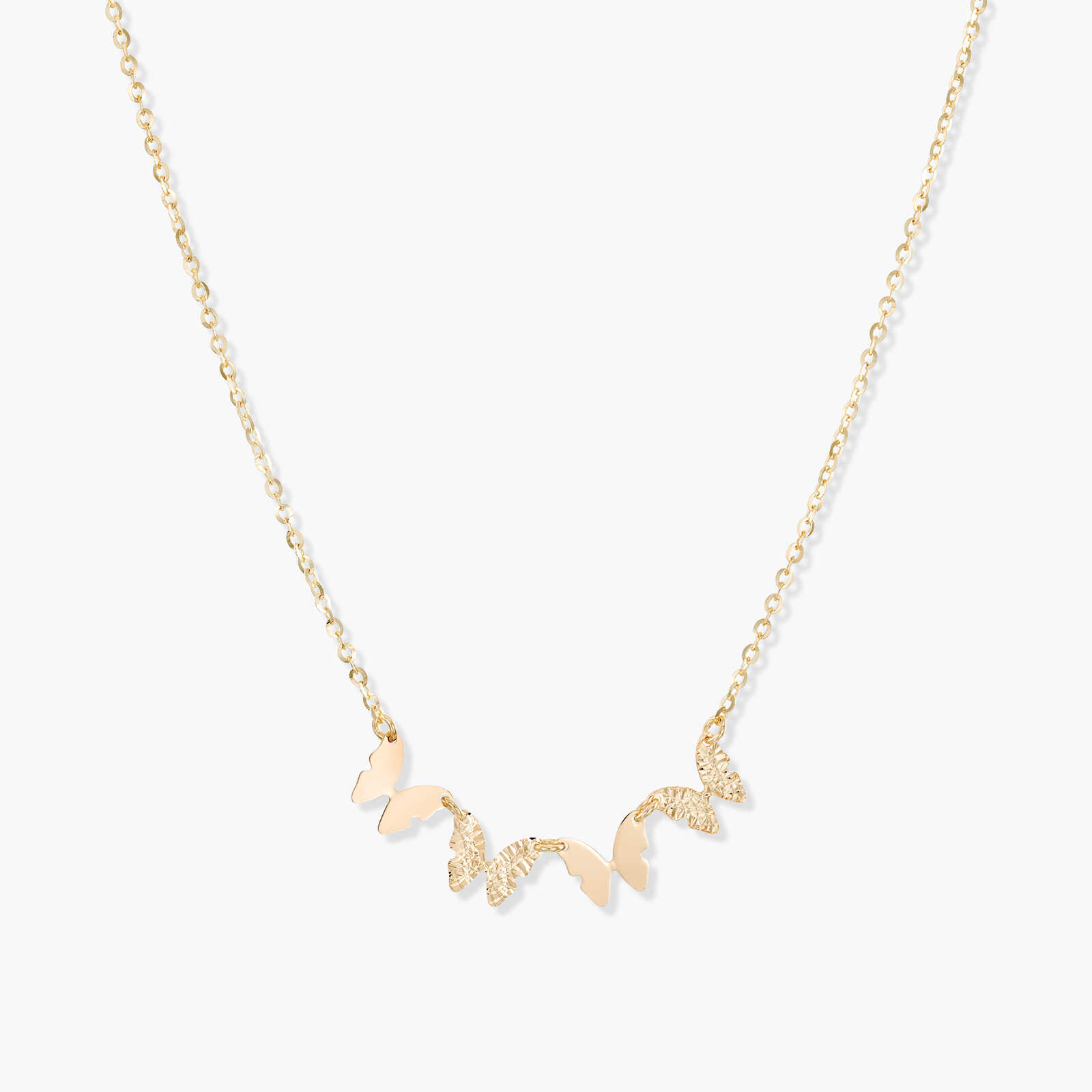 שרשרת זהב פרפרים