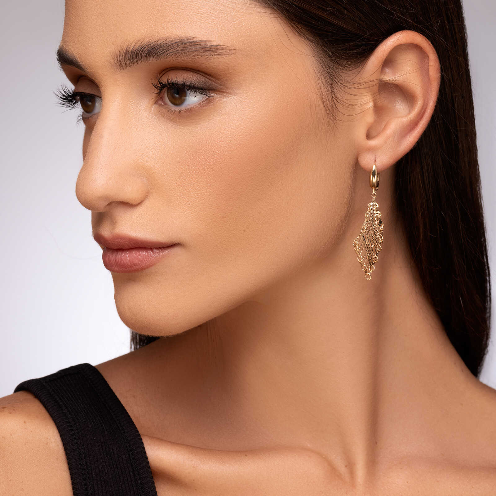 עגיל זהב סלמה