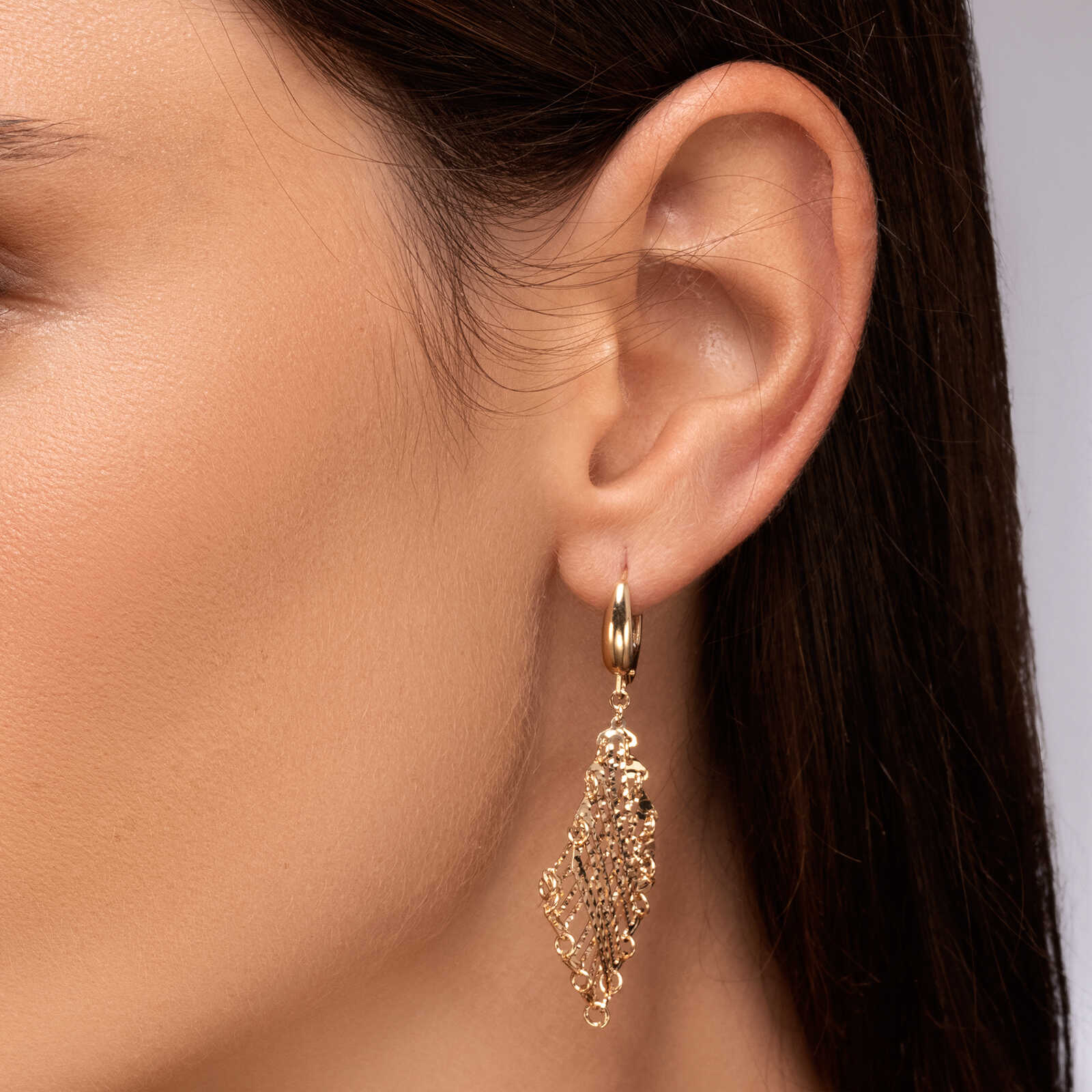 עגיל זהב סלמה