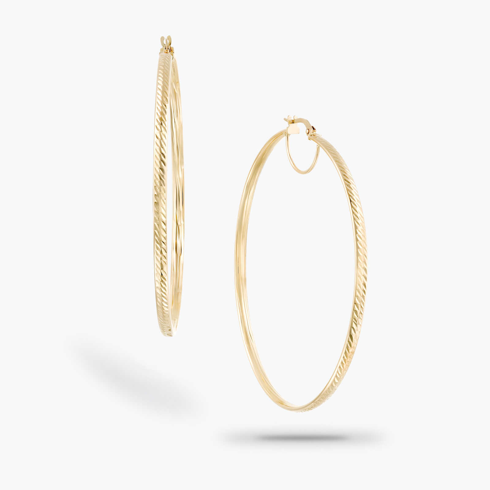 עגילי ג'יפסי זהב