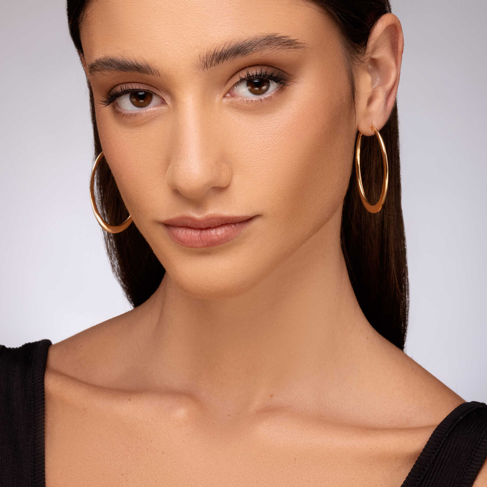 עגילי חישוק נור